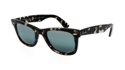 Lunettes de soleil Ray-ban Original wayfarer RB2140 1333/G6 50-22 Grey havana en stock