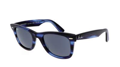 Lunettes de soleil Ray-ban Original wayfarer  RB2140 1361R5 50-22 Striped blue en stock