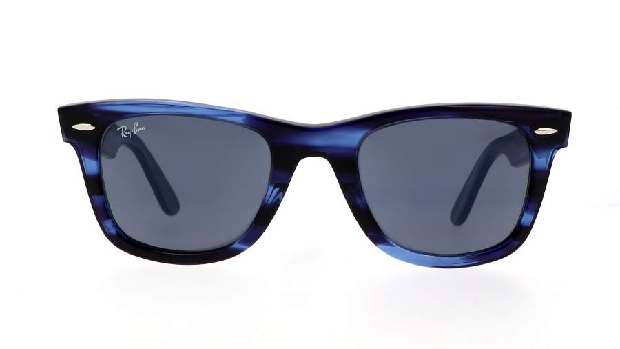 Lunettes de soleil Ray-ban Original wayfarer  RB2140 1361R5 50-22 Striped blue en stock