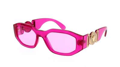 Sunglasses Versace VE4361 5334/5 53-18 Transparent Fuxia in stock