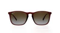 Ray-ban Chris RB4187 6593/T5 54-18 Transparent marron