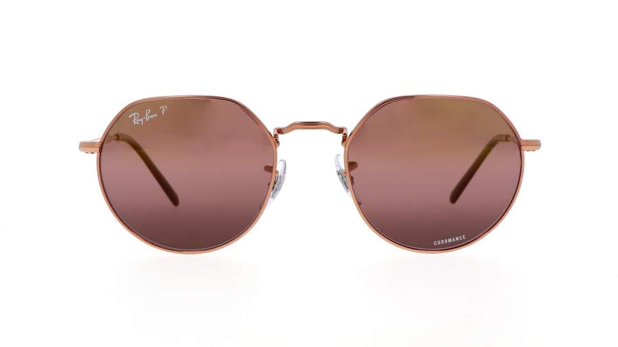 Ray-ban Jack  RB3565 9202/G9 51-20 Rose gold in stock