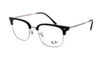 Ray-Ban New clubmaster RX7216 RB7216 2000 51-20 Black on Silver