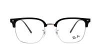 Ray-Ban New clubmaster RX7216 RB7216 2000 51-20 Black on Silver