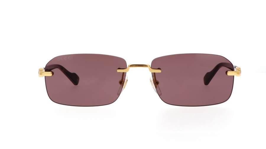 Sunglasses Gucci  GG1221S 002 56-16 Gold in stock